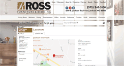 Desktop Screenshot of myrossfurniture.net