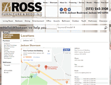 Tablet Screenshot of myrossfurniture.net